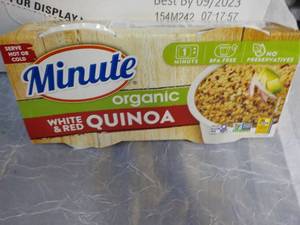 lot 166 image: 8 - 8 oz Minute Organic White and R...