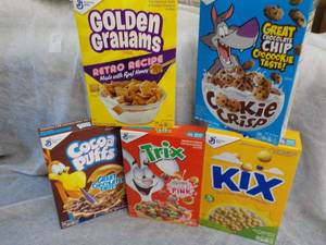 lot 173 image: 5 Boxes of Cereal- 1 each Golden Gr...
