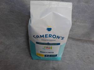 lot 203 image: Camerons 32 oz Bag Whole Bean Ligh...