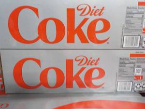 lot 210 image: 2 - 12 packs Diet Coke past best d...