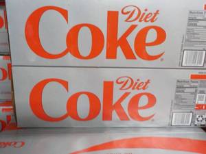 lot 211 image: 2 - 12 packs Diet Coke past best d...