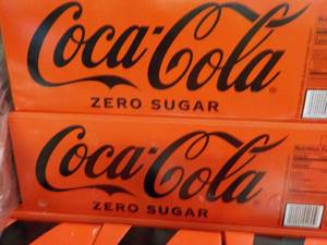 lot 216 image: 2 - 12 packs Coca Cola Zero Sugar ...
