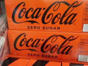 lot 217 image: 2 - 12 packs Coca Cola Zero Sugar ...