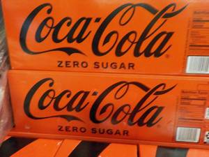 lot 218 image: 2 - 12 packs Coca Cola Zero Sugar ...