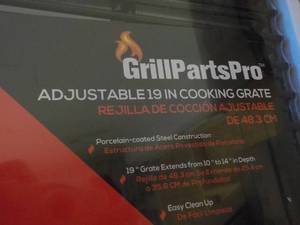 lot 235 image: 8 Grill Parts Pro Adjustable 19 Co...