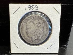 1885 O Morgan Silver Dollar