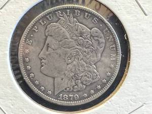 1879 O Morgan Silver Dollar