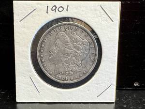 1901 O Morgan Silver Dollar