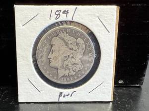 1891 Morgan Silver Dollar