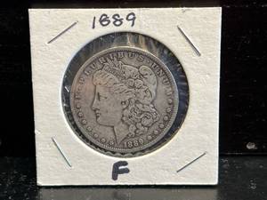 1889 O Morgan Silver Dollar