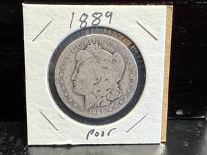 1889 O Morgan Silver Dollar
