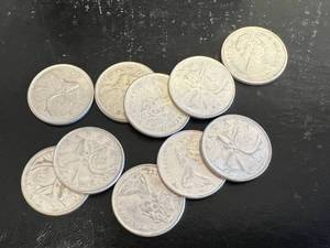10 - Canadian Quarters 50% Silver