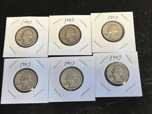 6 - 1943 Washington Quarters