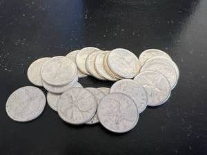 20 - Canadian Quarters 50% Silver