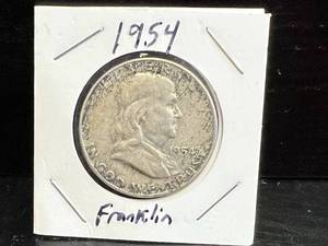 1954 D Franklin Half Dollar
