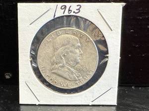 1963 D Franklin Half Dollar