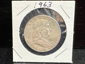 1963 D Franklin Half Dollar