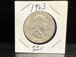 1963 Franklin Half Dollar
