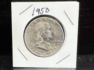 1950 Franklin Half Dollar