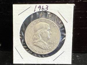 1963 D Franklin Half Dollar