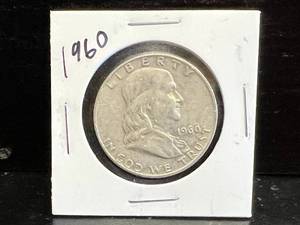 1960 D Franklin Half Dollar