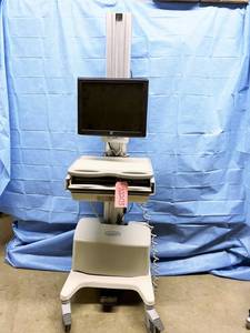 lot 5 image: MSRP $6000 Motion Computing MCW-PSA Motion Clinical Sit To Stand Workstation With Working Monitor - Battery In Power Supply Untested