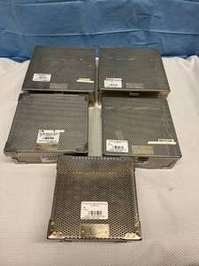 lot 31 image: $$$ Lot Of 5 Phelan Steel Sterilization Basket Perforated Trays For Autoclaves &amp Ultrasonic Cleaners Plus More Great Condition