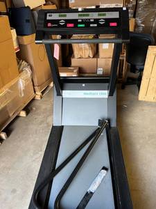 lot 35 image: WOW MSRP $8000 Physical Therapy Rehab Clinic Professional Grade Medical Equipment Quinton Medtrack CR60 Treadmill With Handrails 400lb Capacity - Excellent Working Condition- Running Belt Looks Newer