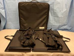 lot 27 image: MSRP $800 Saunders Portable Lumbar Home Traction Device -&nbspdesigned to provide traction (stretching) to the lumbar region (low back)&nbsp- See Youtube Great Condition