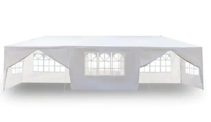 lot 7 image: 10 ft. x 30 ft. White Party Wedding Tent Canopy 7 Sidewall Model # 894740381495 Store SKU # 1006304369
