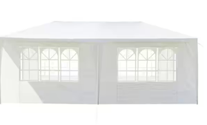 lot 5 image: 10 ft. x 20 ft. White Party Wedding Tent Canopy 4 Sidewall  Model # 456552127373 Store SKU # 1006141465