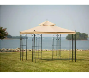 lot 23 image: Hampton Bay 10 ft. x 10 ft. Outdoor Patio Arrow Gazebo Model # GGHL00019 Store SKU # 1007791258