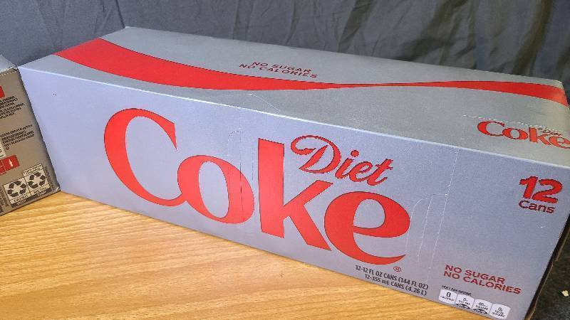 2 - 12 Pack of Diet Coke