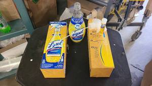 2 pack of Lysol smart refillable bottles