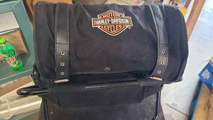 Harley-Davidson Road bag and portable stool with storage