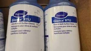 4x Bottles of Glance RTU Cleaning solution