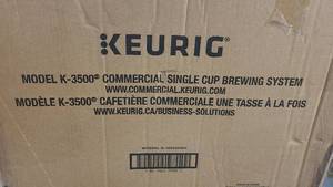 Model K-3500 Commercial Keurig Coffee brewing system