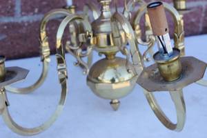 Classic Golden Vintage Large Chandelier