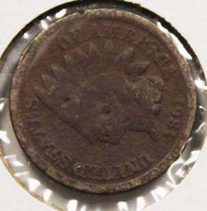 lot 19 image: 1861 Indian Head Penny