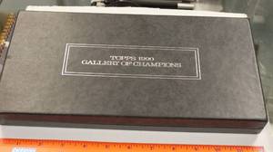 lot 6 image: 1990 Topps Gallery Of 12 Baseball Champions Aluminum Edition