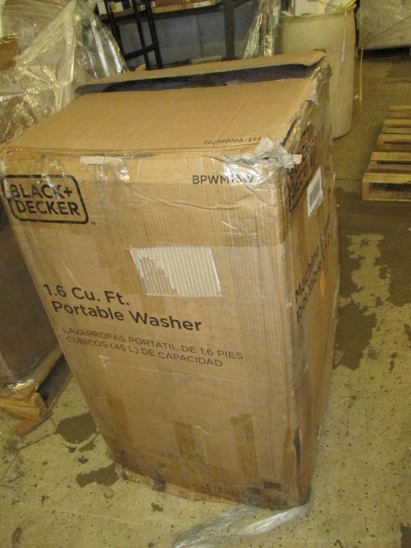 BLACKDECKER 1.6 Cu. Ft. Portable Washer