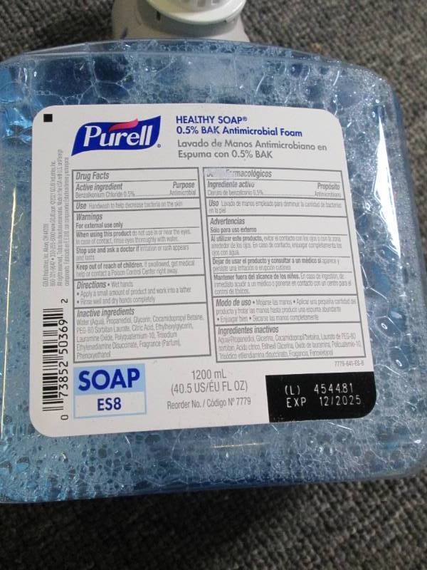 case of 2 bottles of purell healthy...