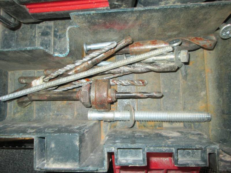 bosch 36 volt hammer drill with cas...
