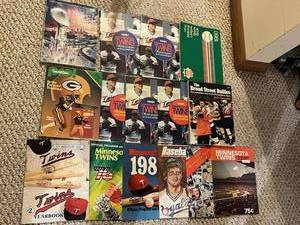 lot 30 image: Amazing Vintage Sports Magazines and Programs - Minnesota Twins, Green Bay Packers, and More