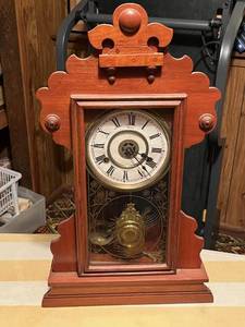 lot 71 image: RARE Vintage Clock from the New Haven Connecticut Clock Company