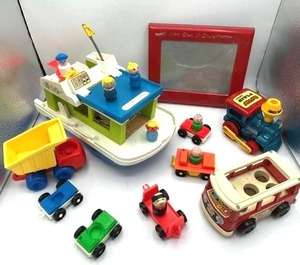 lot 96 image: Vintage Toy Lot #2 - Fisher Price, Etch A Sketch, and More