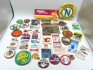 lot 103 image: Amazing Sports Memorabilia Lot including the Minnesota North Stars, Packers, Vikings, Winnipeg Jets, Montreal Canadiens and More