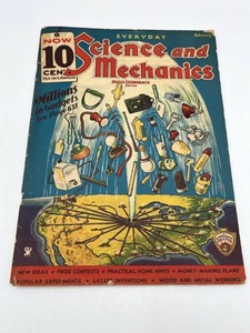 lot 116 image: RARE 1935 Everyday Science and Mechanics 10 Cent Magazine