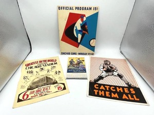 lot 118 image: 1965 Chicago Cubs 15 Cent Program and More