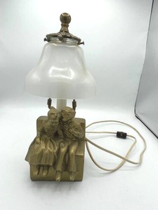 lot 154 image: Vintage MCM 13 Fun Bedside Lamp in Working Condition